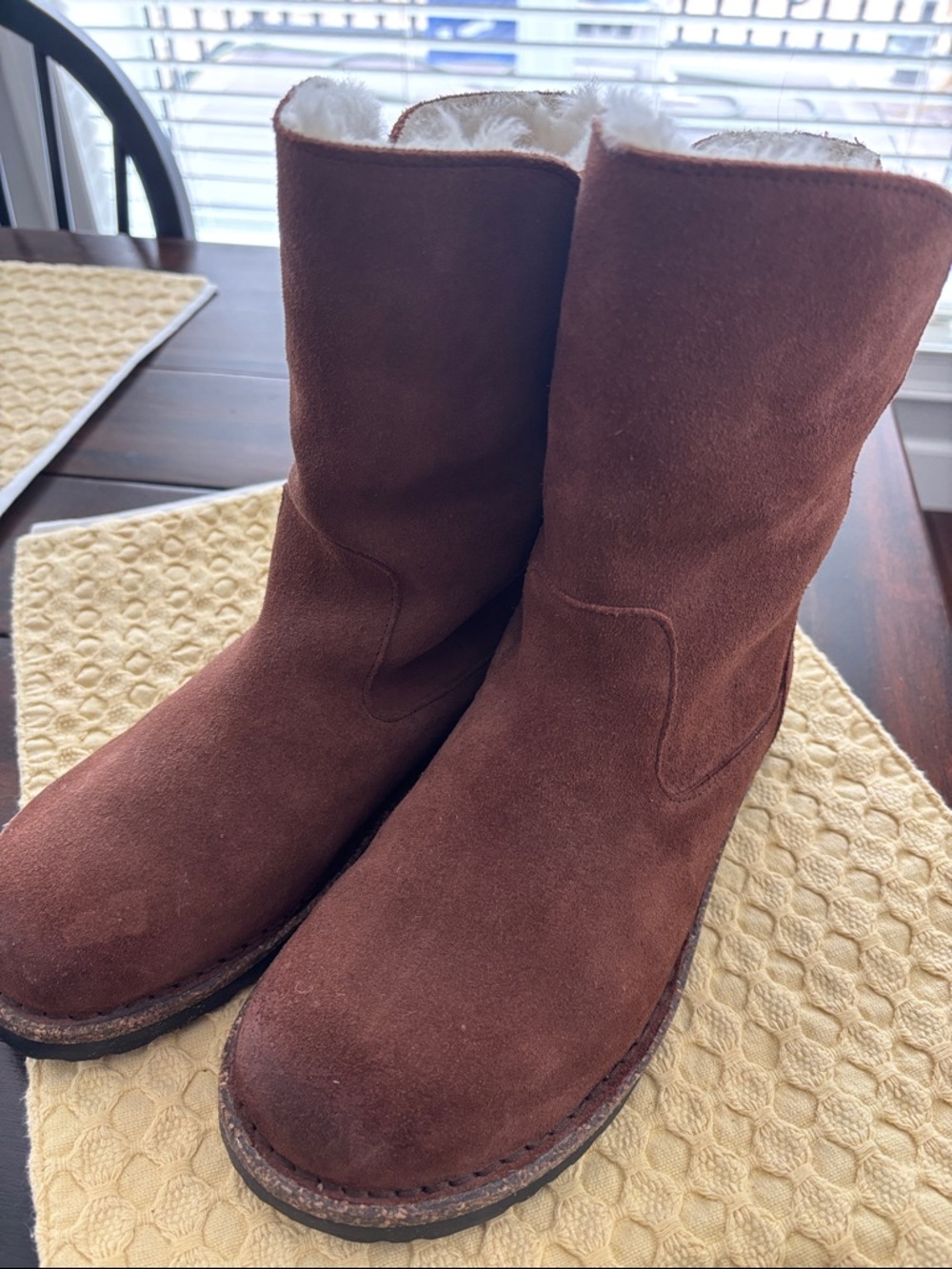 Birkenstock Uppsala Shearling Boots size 40